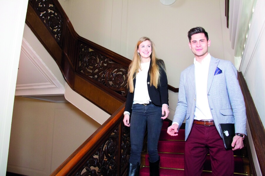 Das Hochschulgebäude von innen Das Hochschulgebäude von innen